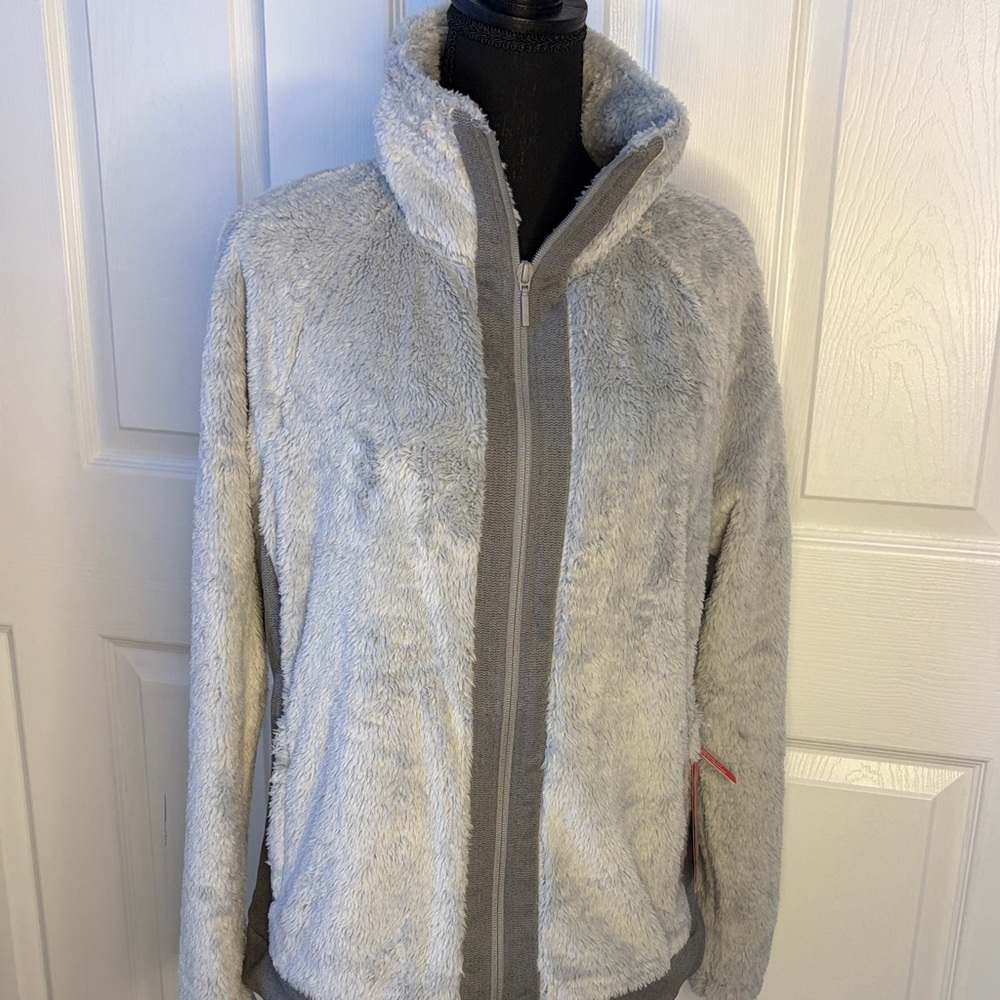 The North Face Furry Fleece High Rise Grey size Large